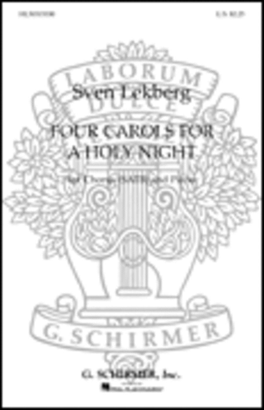 Four Carols for a Holy Night 4-Part scores gallery preview page 1