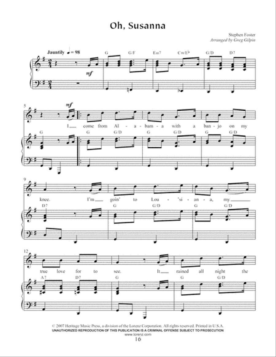 Sing and Dance Around the World, Book 2 Unison Choir scores gallery preview page 17