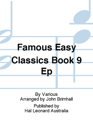Famous Easy Classics Book 9 Ep