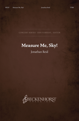 Book cover for Measure Me, Sky! TTBB