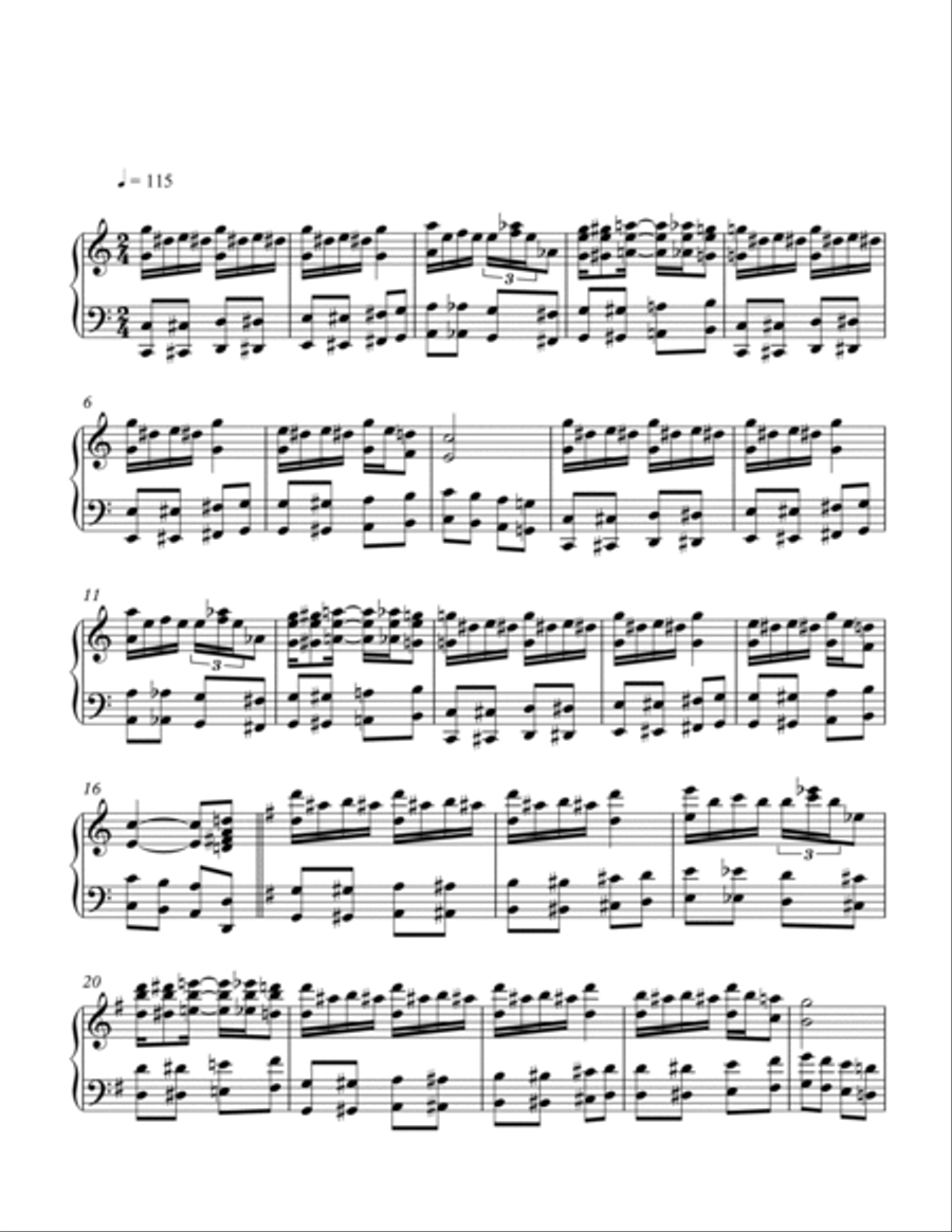 Under Arrest For Ragtime Piano Solo scores gallery preview page 2