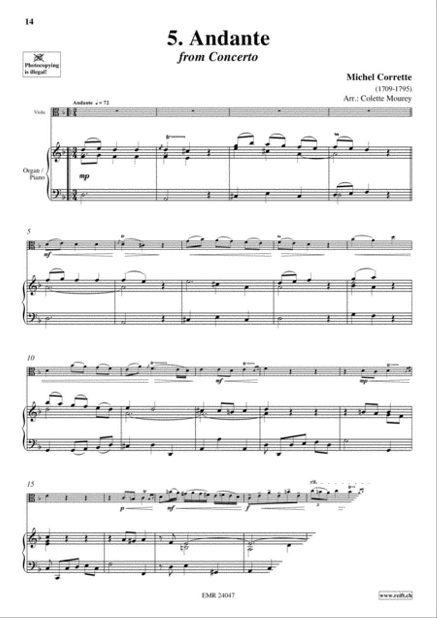 40 Greatest Baroque Hits Volume 1 Viola scores gallery preview page 7