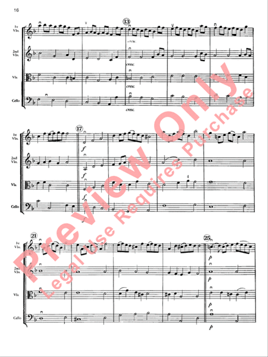 Highland/Etling String Quartet Series: Book 2 String Quartet scores gallery preview page 17