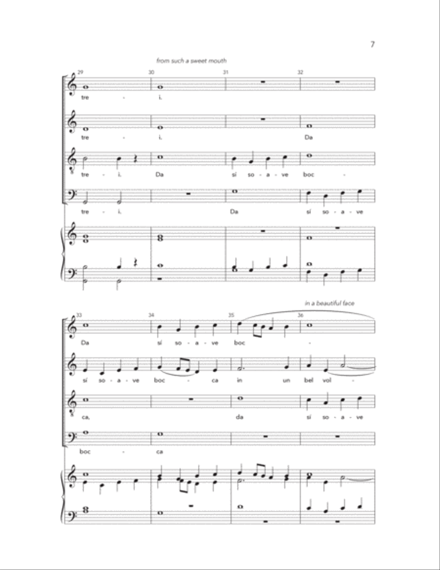 Baciai Per Aver Vita 4-Part scores gallery preview page 5