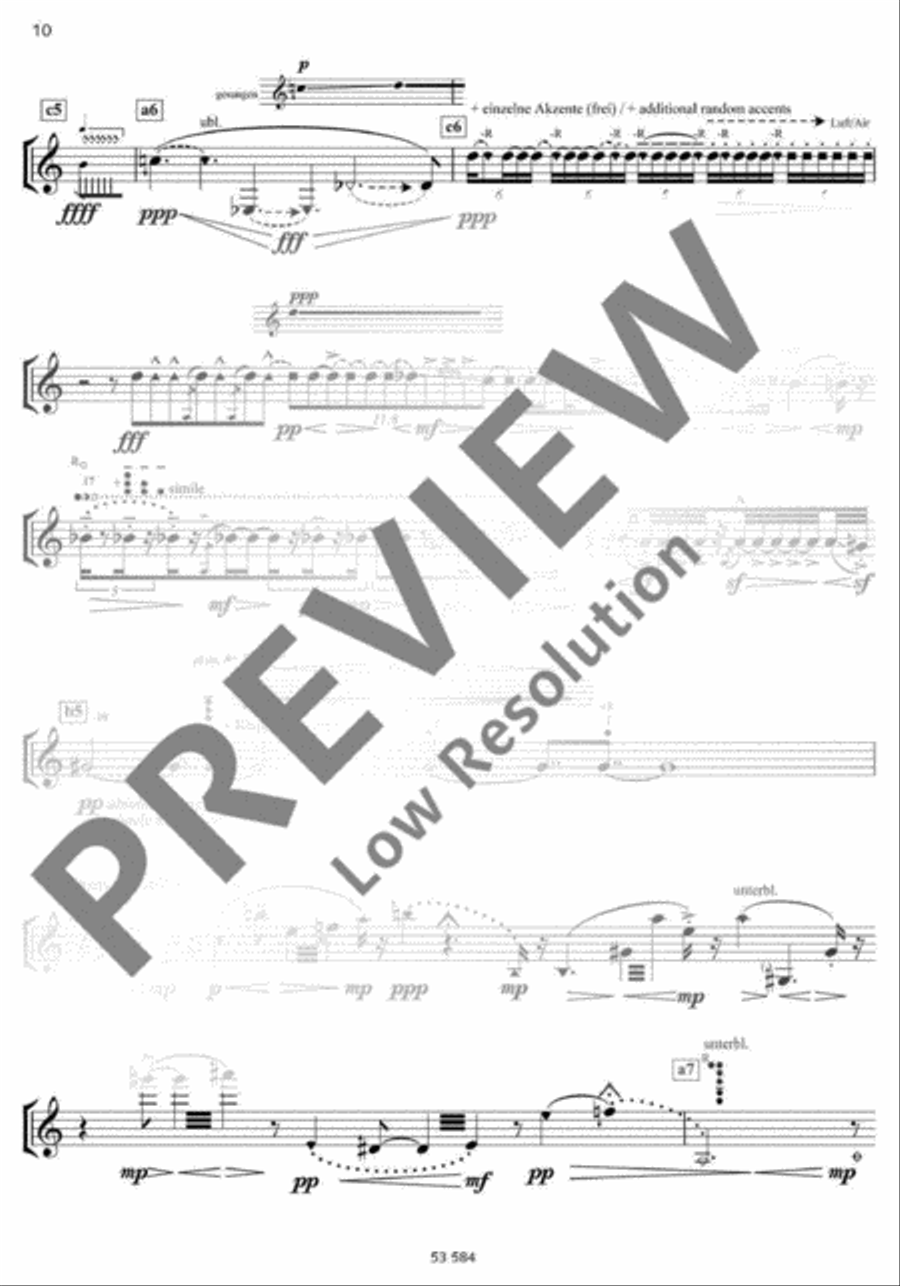 maverick I (noise) maverick I (noise) Bass Clarinet scores gallery preview page 11