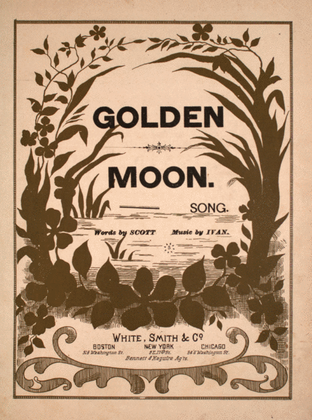 Book cover for Golden Moon. Song
