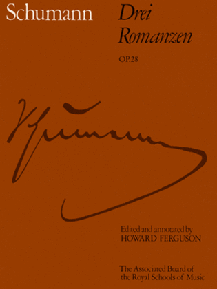 Book cover for Drei Romanzen, Op. 28