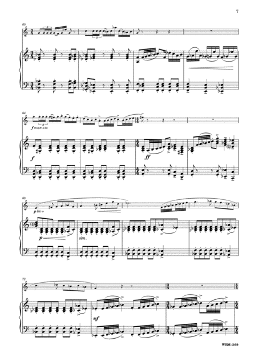 Aubade & Rhapsodie Trumpet Solo scores gallery preview page 6