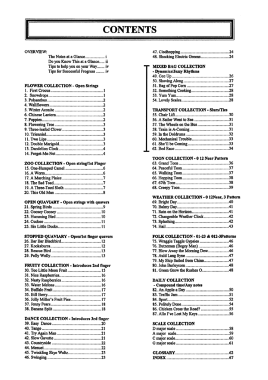 Mixed Bag and Transport Collections: Collections for Violin Volume 5 ACCOMPANIMENT String Duet scores gallery preview page 4