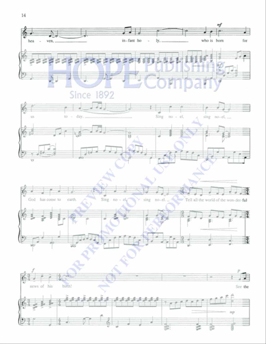 A Song of Joy Medium Voice scores gallery preview page 16