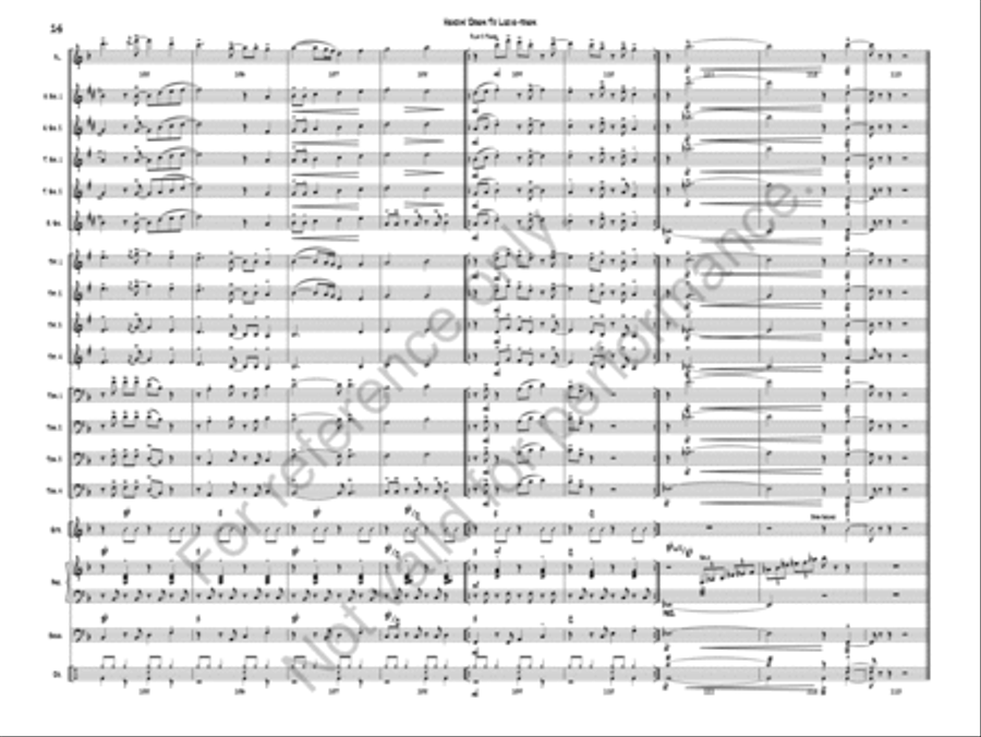 Headin Down To Lucie-Town Jazz Ensemble scores gallery preview page 16