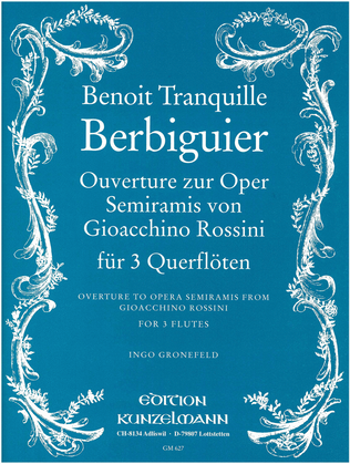 Overture to the opera Semiramis by G. Rossini