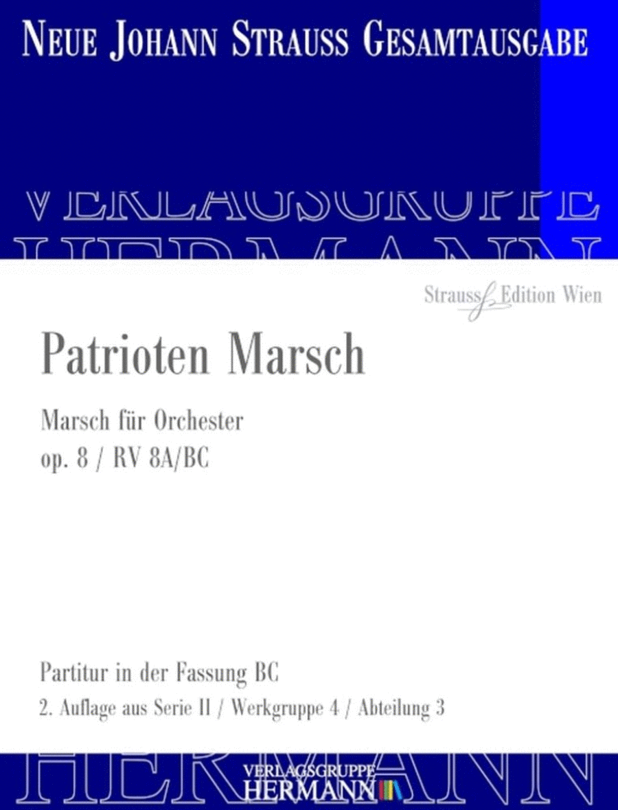 Patrioten Marsch Op. 8 RV 8A/BC Orchestra scores gallery preview page 1