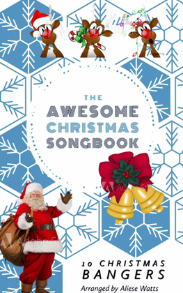 Book cover for The Awesome Christmas Songbook
