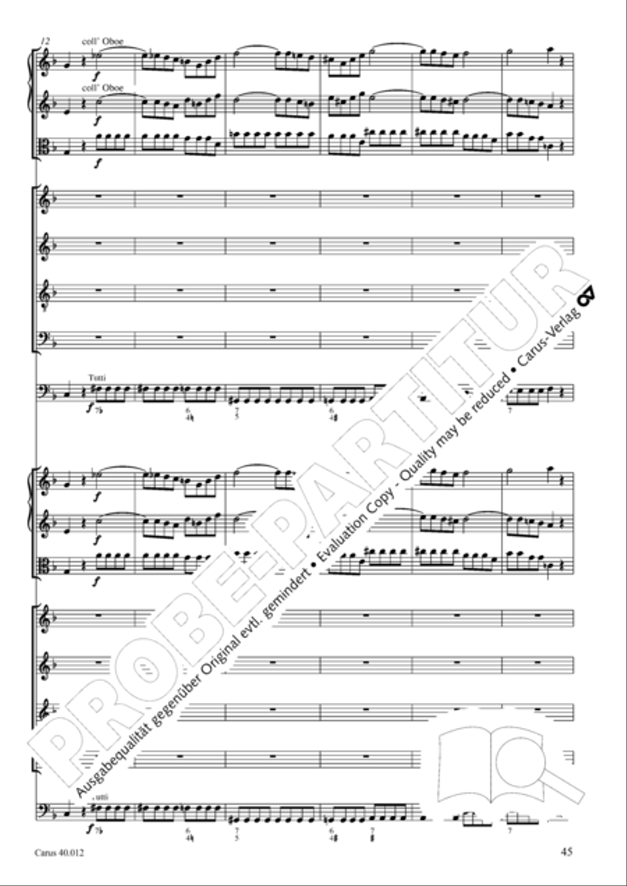 Beatus vir (How blest is he) Psalm 111 4-Part scores gallery preview page 46