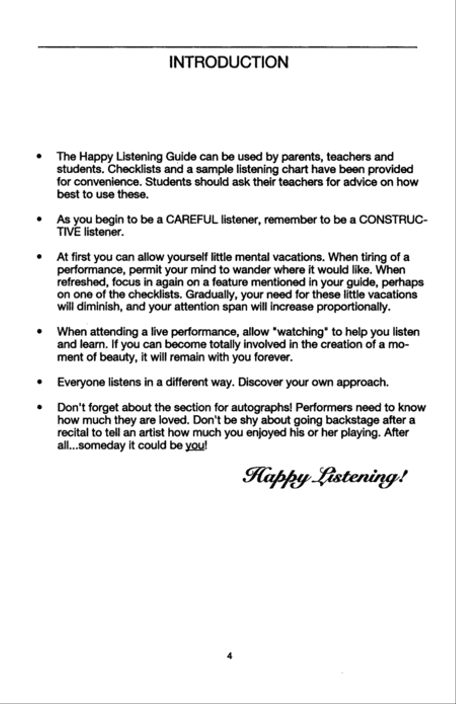 Happy Listening Guide Collection / Songbook scores gallery preview page 8