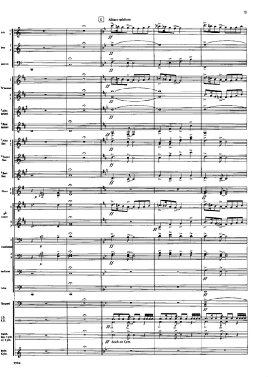 A Rainbow Bridge A Rainbow Bridge Concert Band scores gallery preview page 13