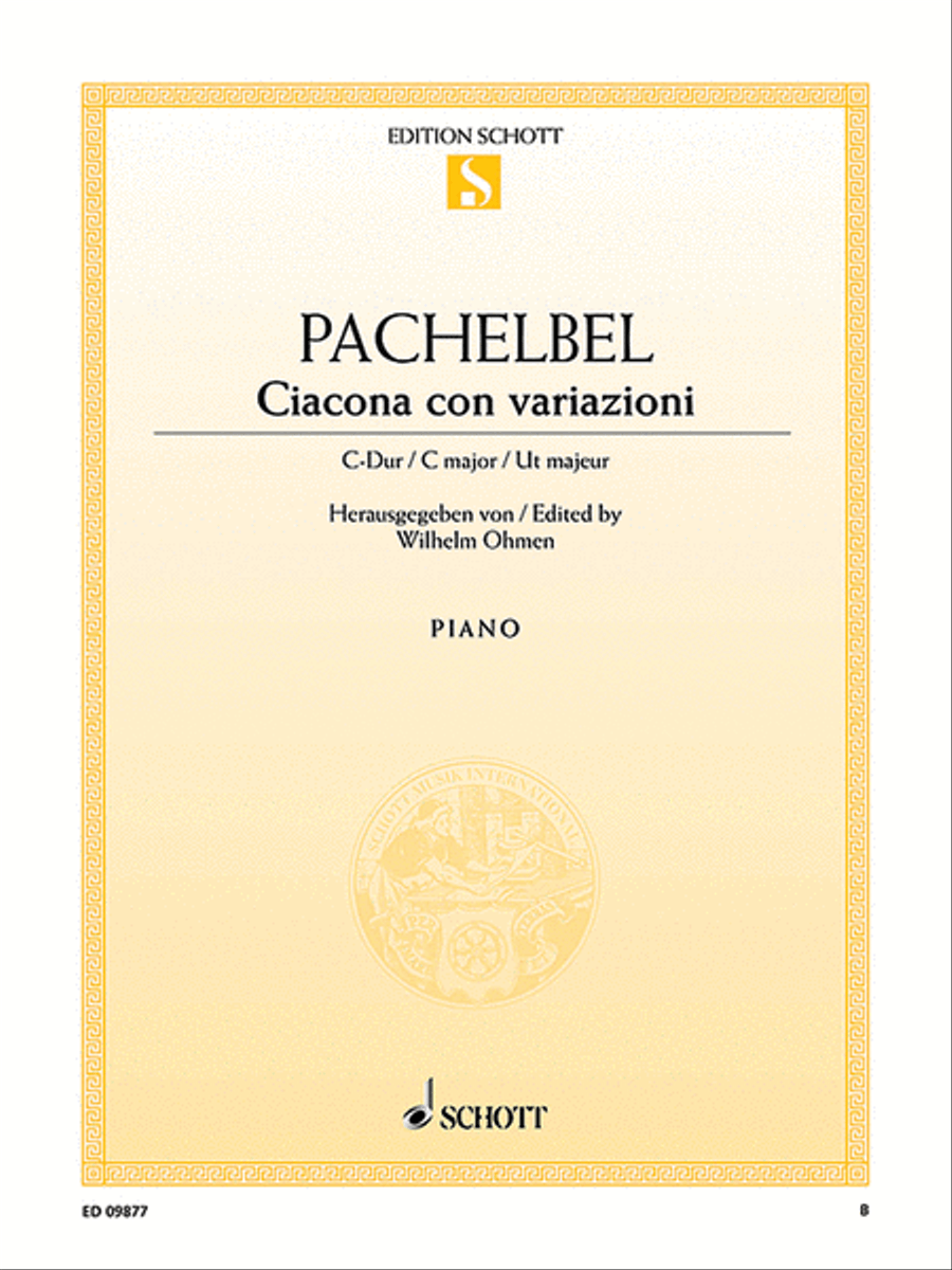 Ciacona con variazioni Piano Solo scores gallery preview page 1