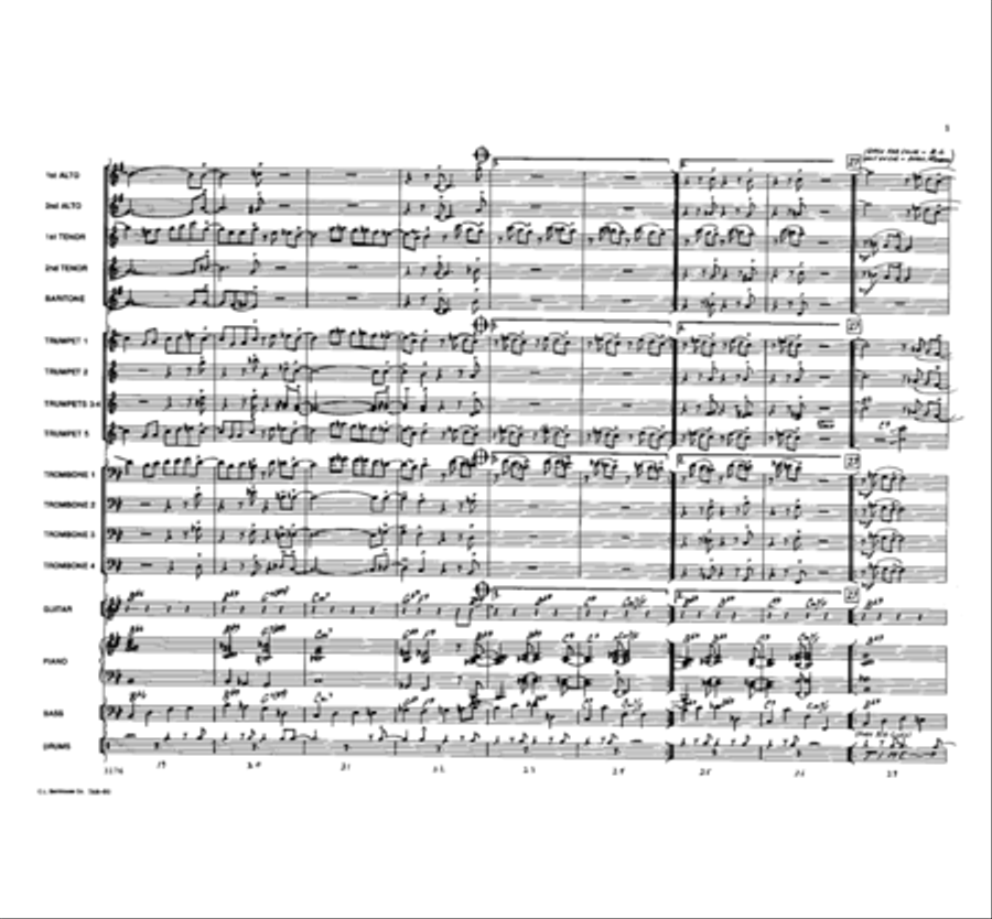 Frank Granata's Blues Frank Granata's Blues Jazz Ensemble scores gallery preview page 4