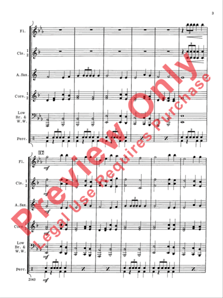 The Silver Scepter Concert Band scores gallery preview page 4