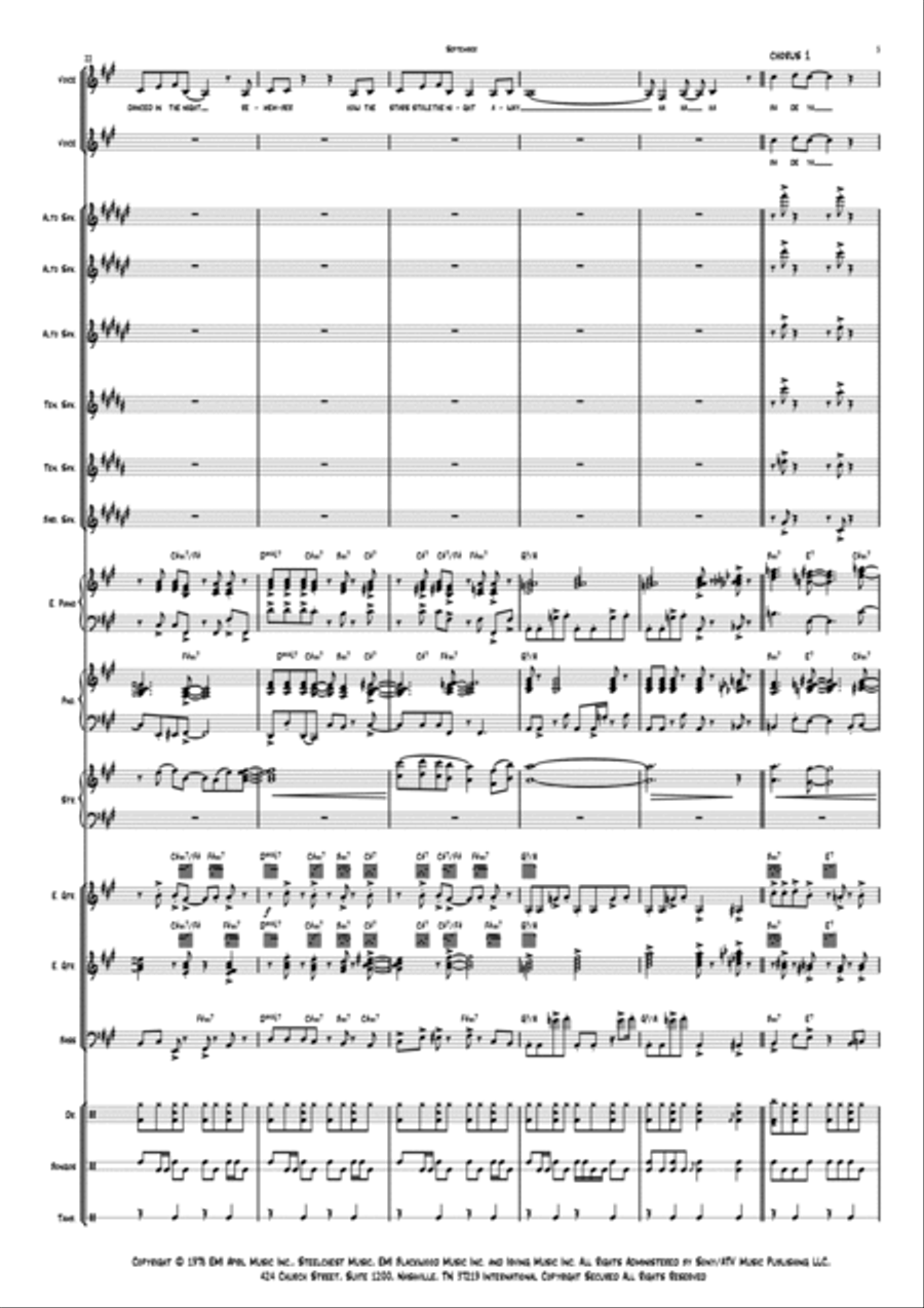 September Jazz Ensemble scores gallery preview page 5