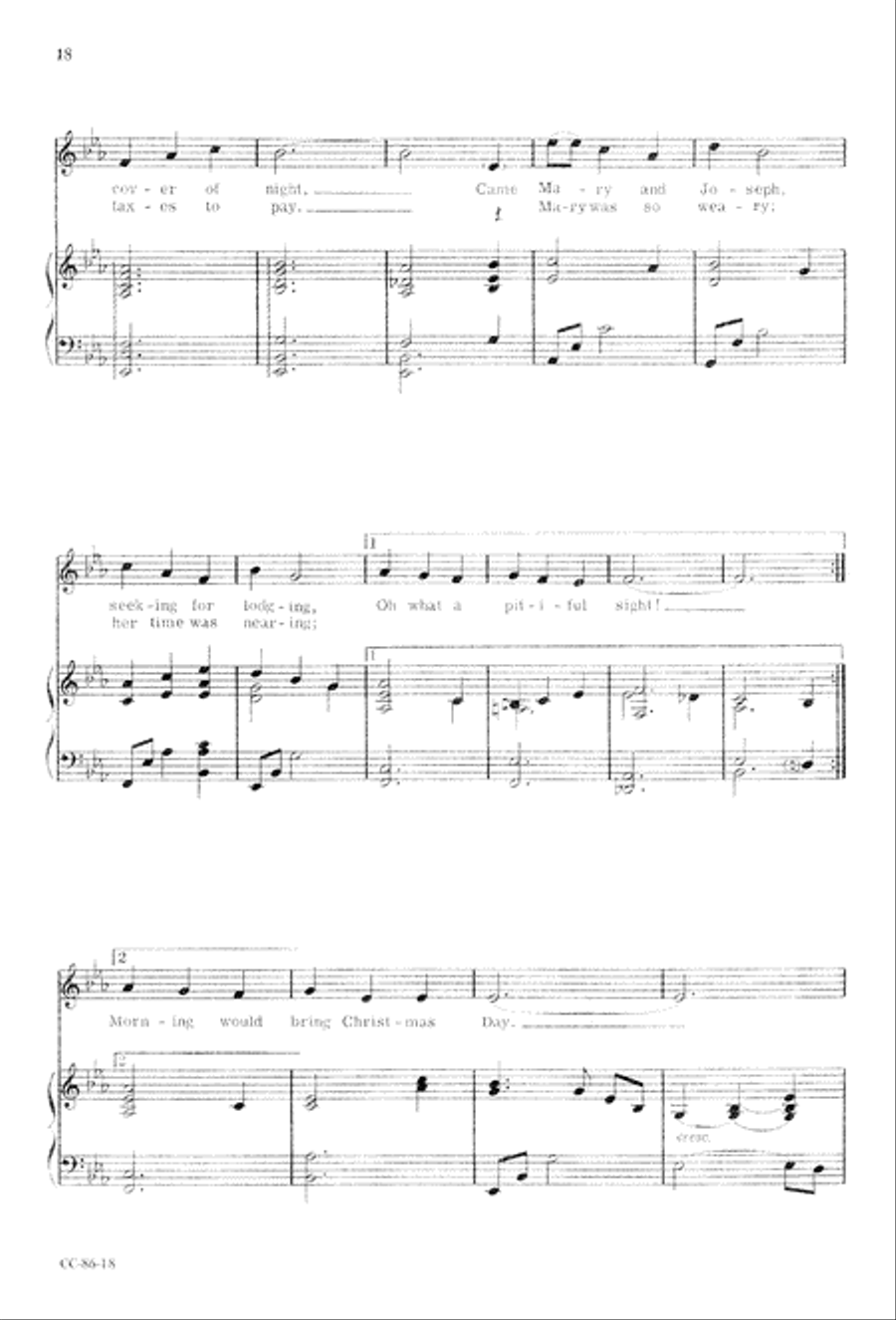 Angels' Song 4-Part scores gallery preview page 20