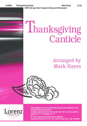 Book cover for Thanksgiving Canticle