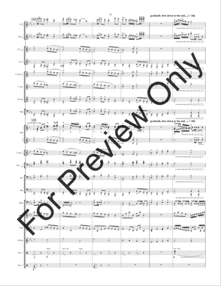 Christmas Legends Concert Band scores gallery preview page 21