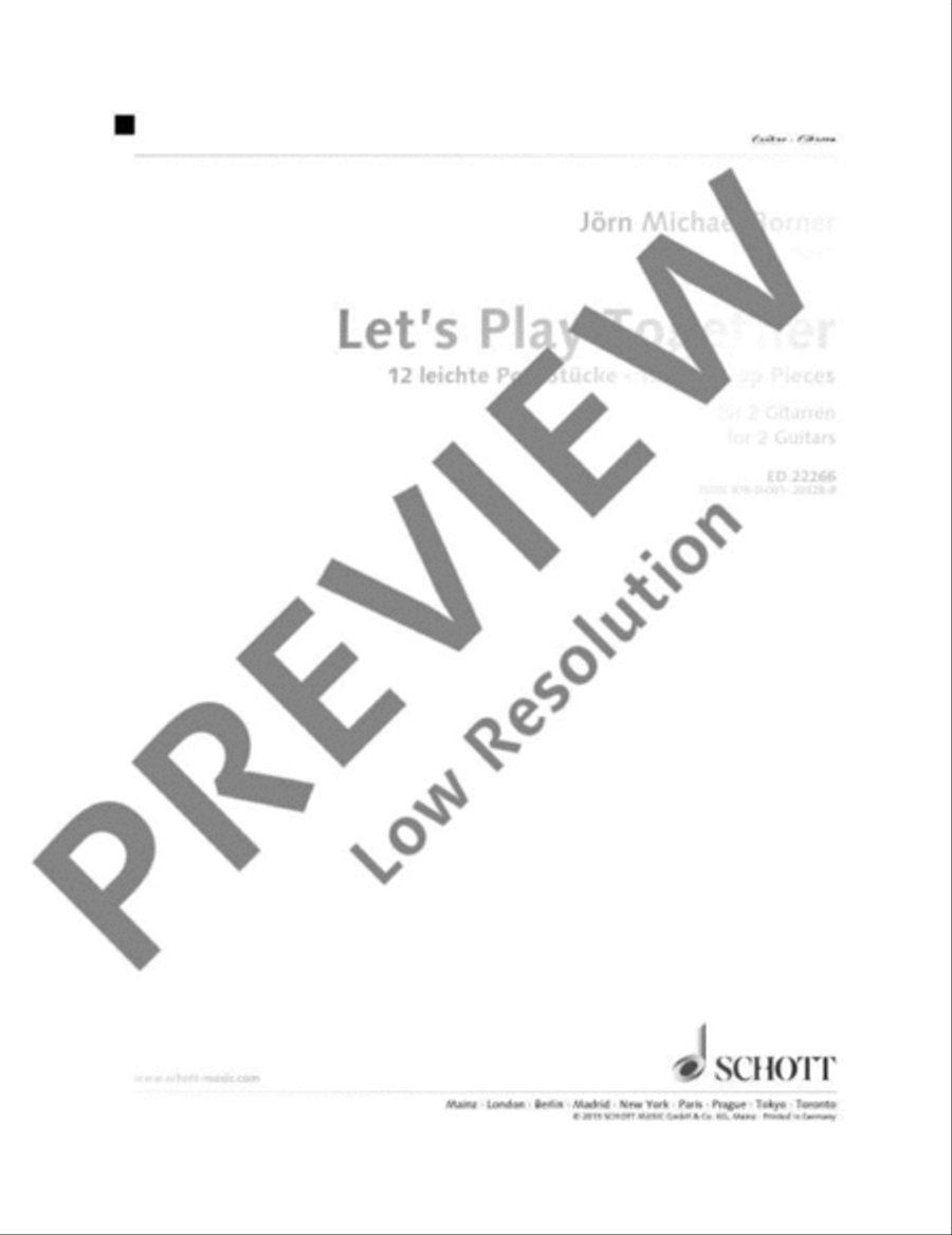 Let's Play Together Performance Score scores gallery preview page 2