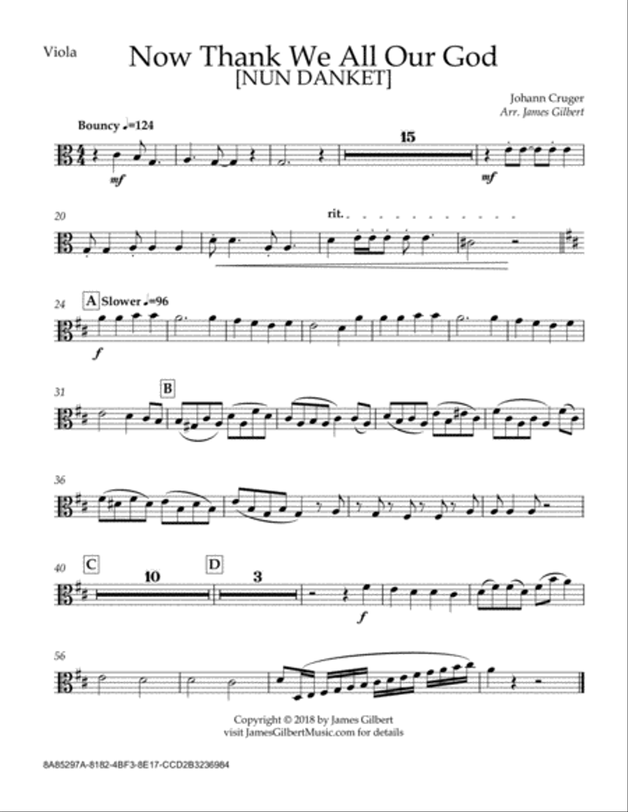 Now Thank We All Our God Now Thank We All Our God Full Orchestra scores gallery preview page 3