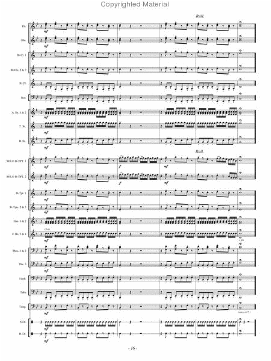 Double Concerto Concert Band scores gallery preview page 15