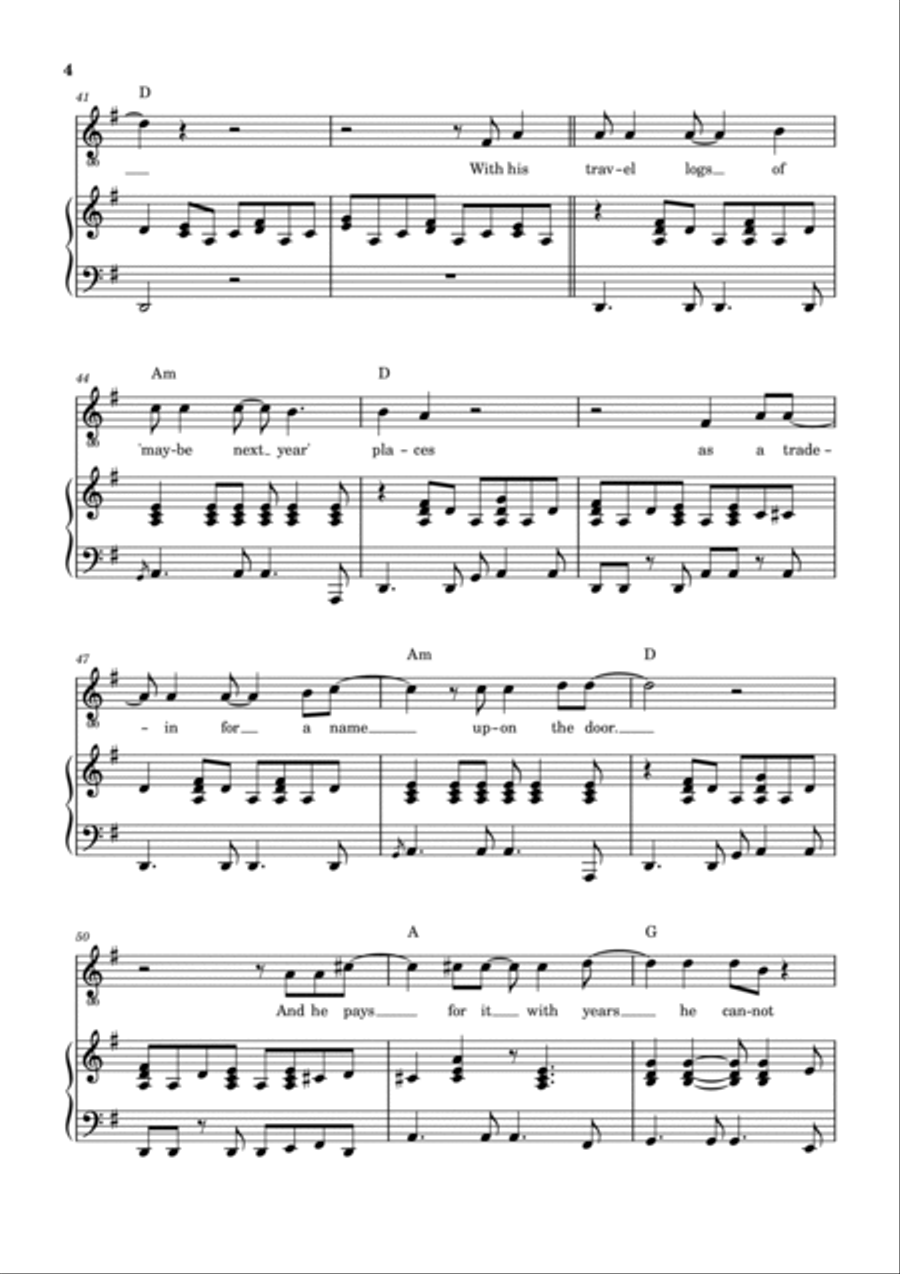 The Door Into Summer Voice scores gallery preview page 5