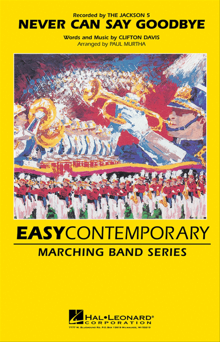 Never Can Say Goodbye Marching Band scores gallery preview page 1