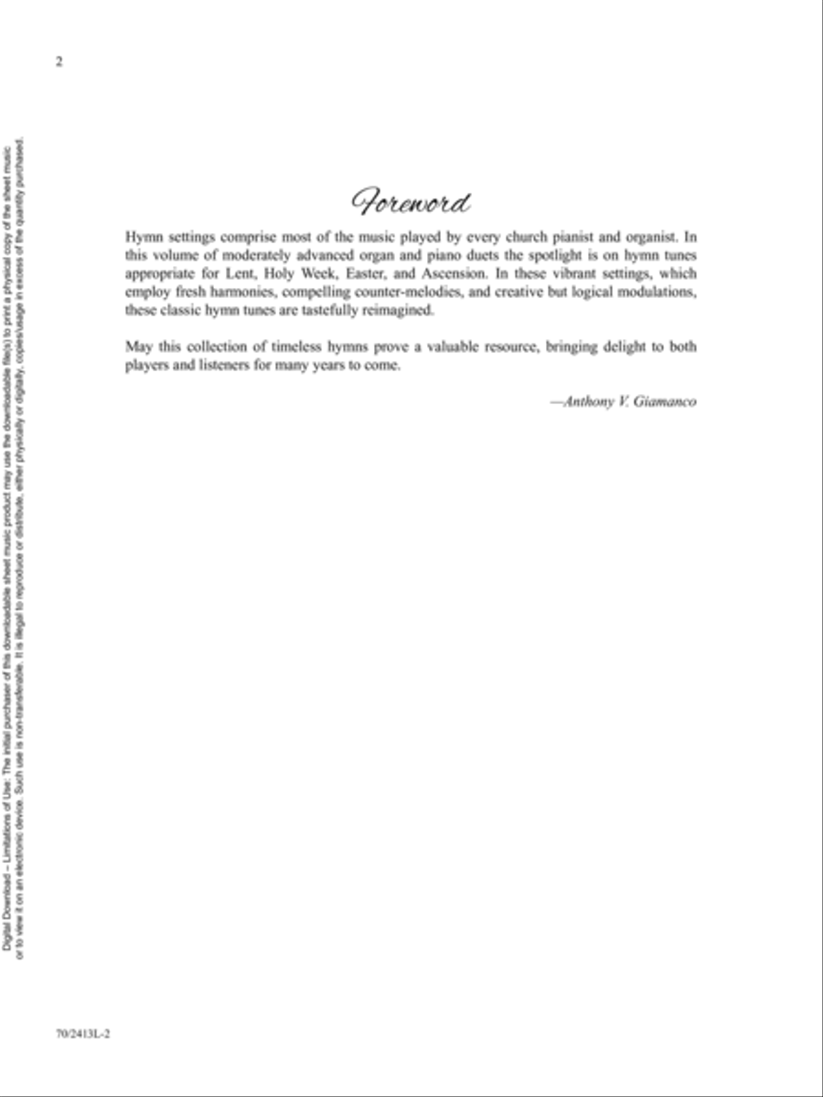 From Lent to Ascension Organ scores gallery preview page 2