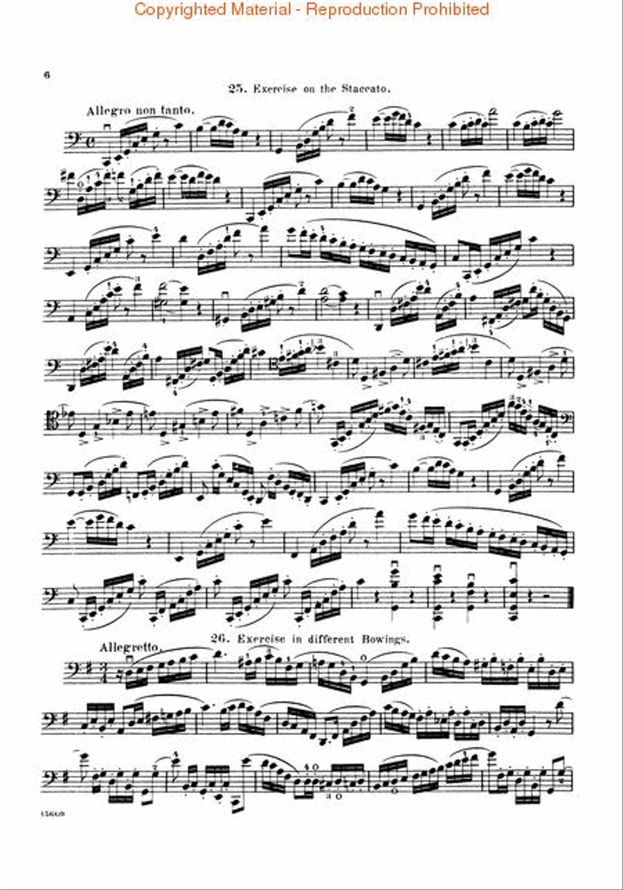 40 Melodic and Progressive Etudes, Op. 31 – Book 2 Cello scores gallery preview page 3