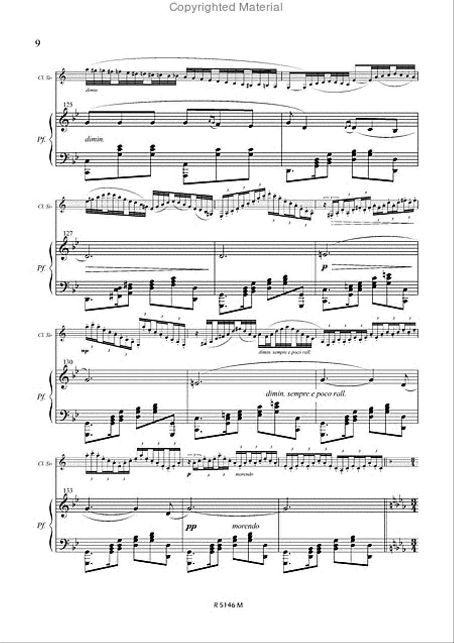 Cavalleria rusticana Cavalleria rusticana Clarinet Solo scores gallery preview page 9