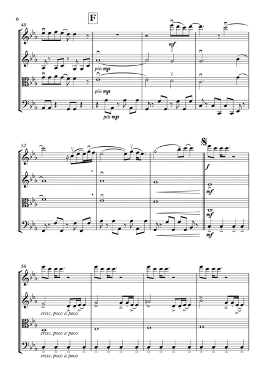 Sweet Dreams (are Made Of This) Sweet Dreams (are Made Of This) String Quartet scores gallery preview page 6