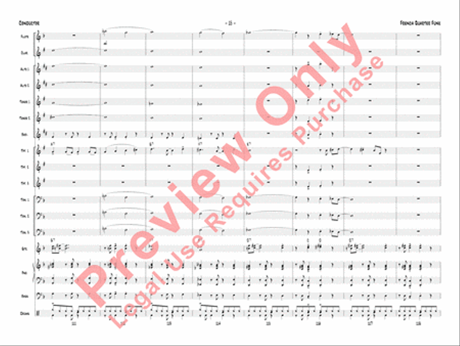 French Quarter Funk Jazz Ensemble scores gallery preview page 18