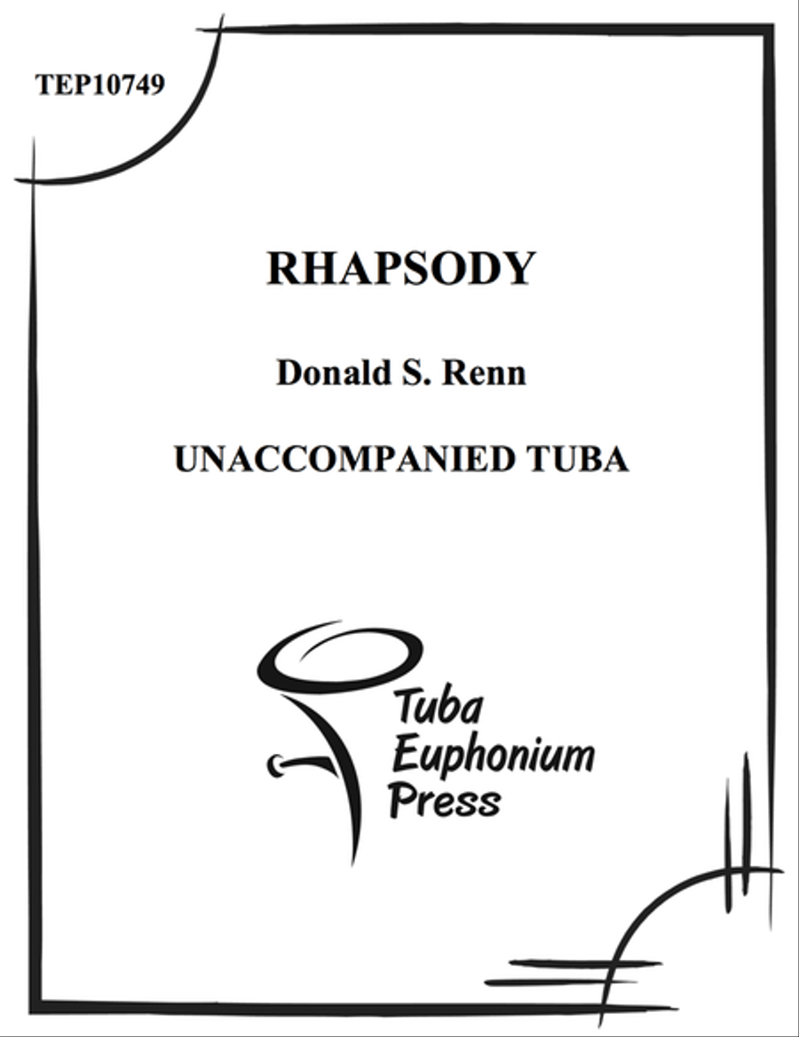 Rhapsody Tuba scores gallery preview page 1