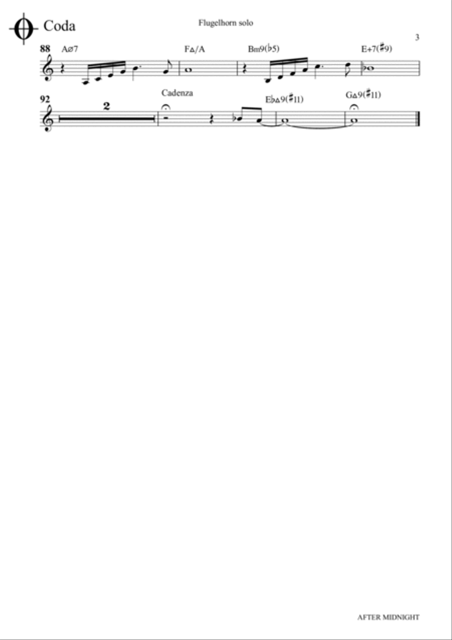 AFTER MIDNIGHT Jazz Ensemble scores gallery preview page 3
