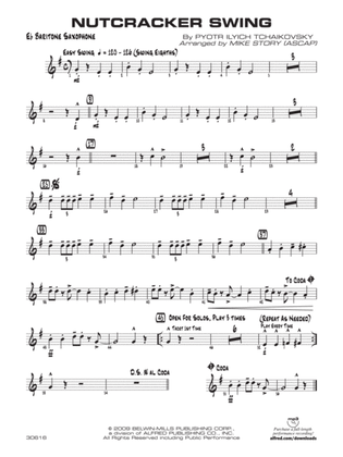 Nutcracker Swing: E-flat Baritone Saxophone