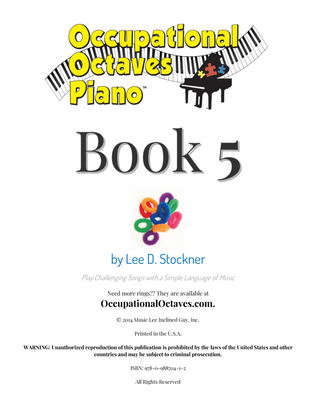 Occupational Octaves Piano™ - Book 5