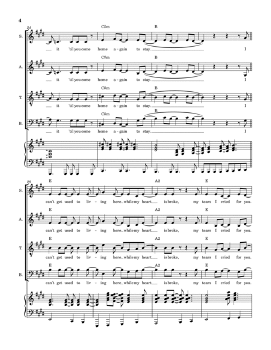 Photograph 4-Part scores gallery preview page 5