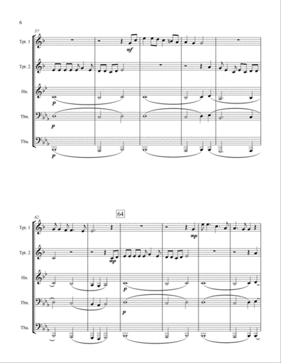 Civil War Suite School and Community scores gallery preview page 6