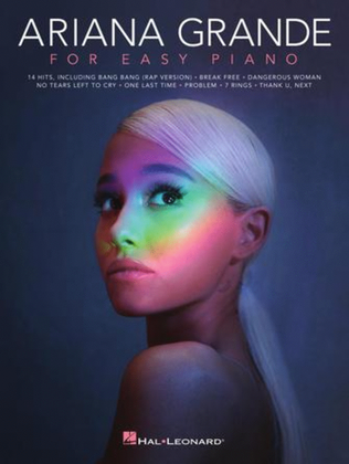 Book cover for Ariana Grande for Easy Piano