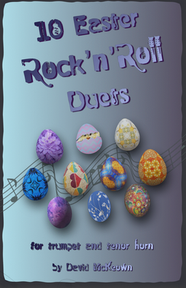 Book cover for 10 Easter Rock'n'Roll Duets for Trumpet and Tenor Horn