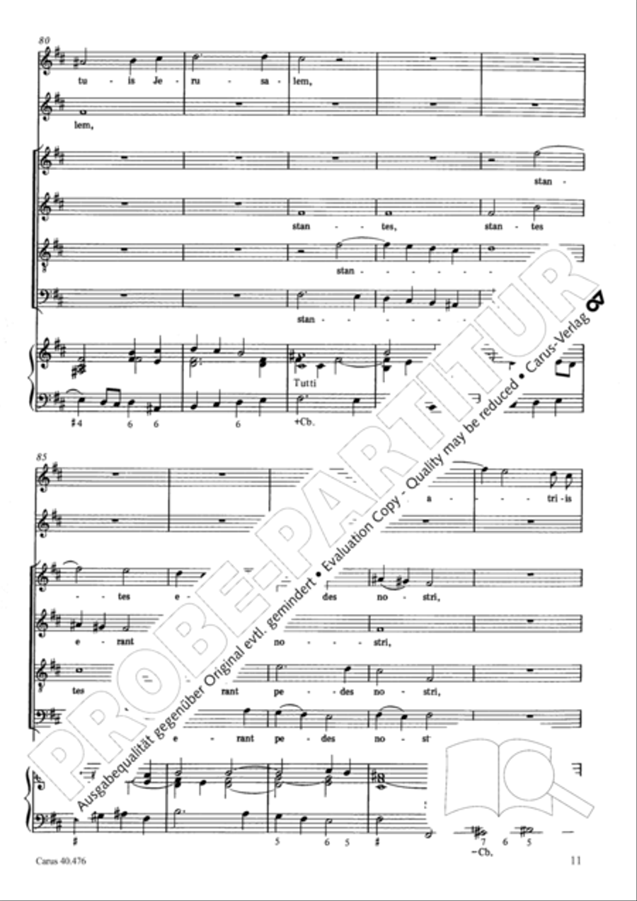 Psalm 121 (Laetatus sum) SA scores gallery preview page 12