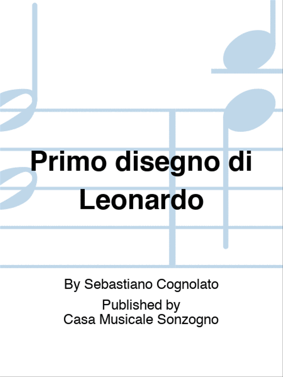 Primo disegno di Leonardo
