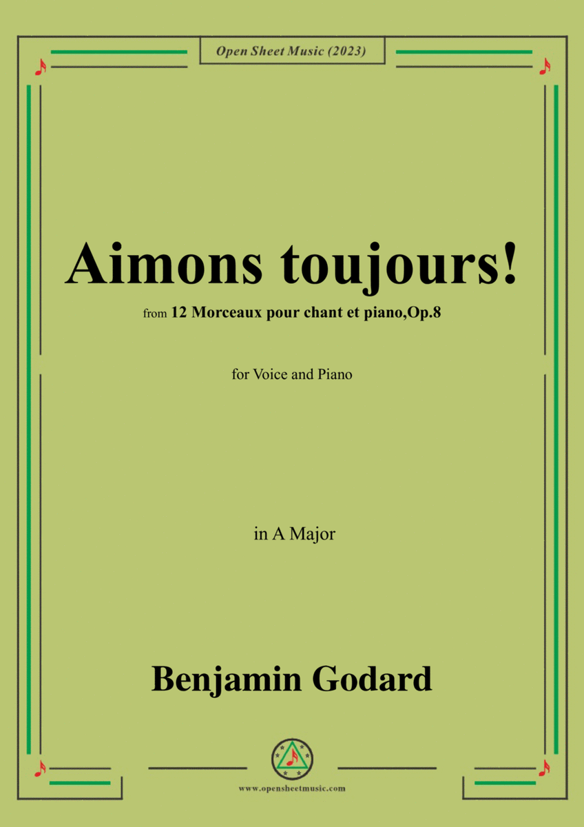 B. Godard-Aimons toujours!in A Major,Op.8 No.11
