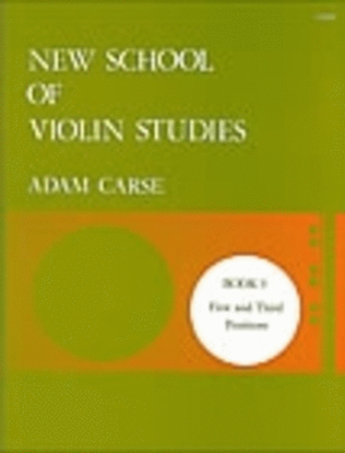 Book cover for New School Of Violin Studies Book 3
